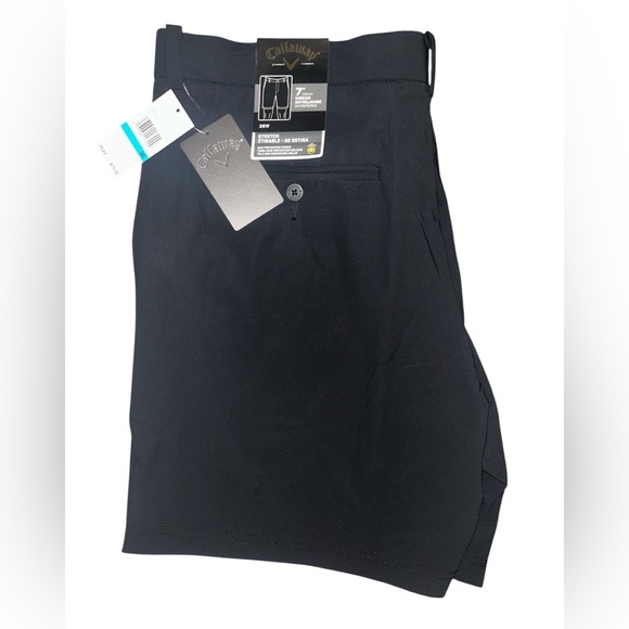 Callaway Men's Black Golf Shorts